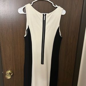Kensie cream and black dress size L